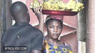 Ebony girl picked up for an intimate sex by a stranger