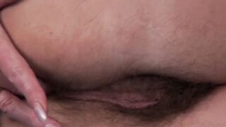 Gilf fingering her own booty & twat