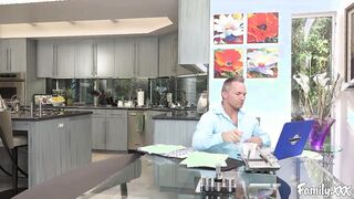 Charming girl Joseline Kelly gets banged by her stepdaddy