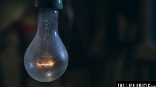 Naughty Victoria Daniels oils herself up for solo masturbation