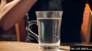 Horny babe Charlotta Phillip gets naked & masturbates