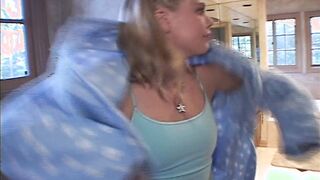 Pissing blonde little summer