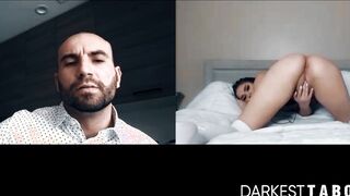 Beautiful hot girl Athena Faris solo beaver plays for stepfather