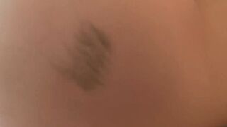 Gay cocksucker cum sprayed after vigorous bareback