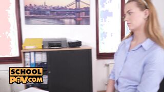 P-O-V - Secret sex with slutty student Jenny Manson