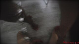 Femdom high heels footjob & shoejob (P-O-V)