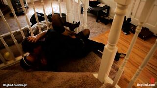 Reverend ass fucking big boobed stepmommy & teen