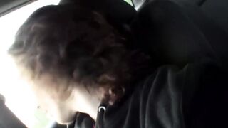 Lustful skater dude Sean Johansen masturbates in a car