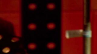 Men with muscles are helpless as they are tied up together