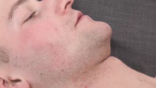 Handsome kinky stud Beliar jerked off by hot feet boy Riki