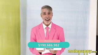 Cade Chalament will need to strip when he gets the wrong answer as a penalty