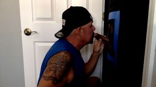 Married Latino Gloryhole Suck Off