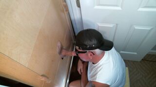 Married Dad Cums At Gloryhole Once More