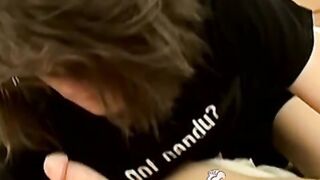 Kryos Christian jerks while getting screwed by Dillin Samuels